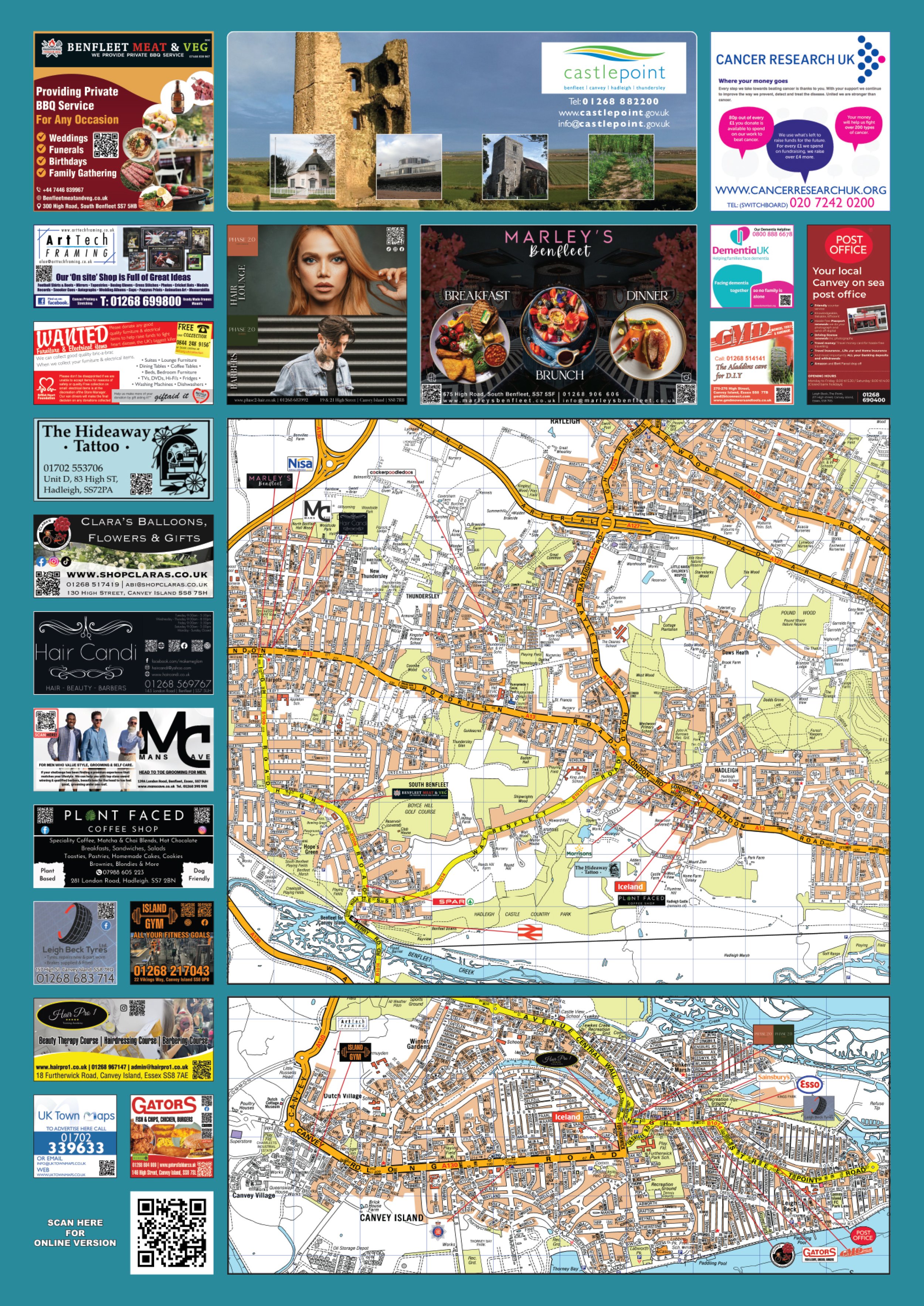 CastlePoint Sited Map : UK Town Maps